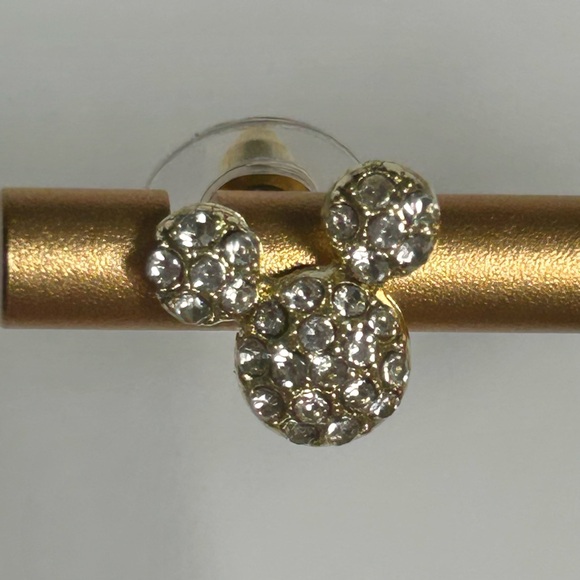 Rhinestone Encrusted Mickey Mouse Earrings. New. - Picture 4 of 4